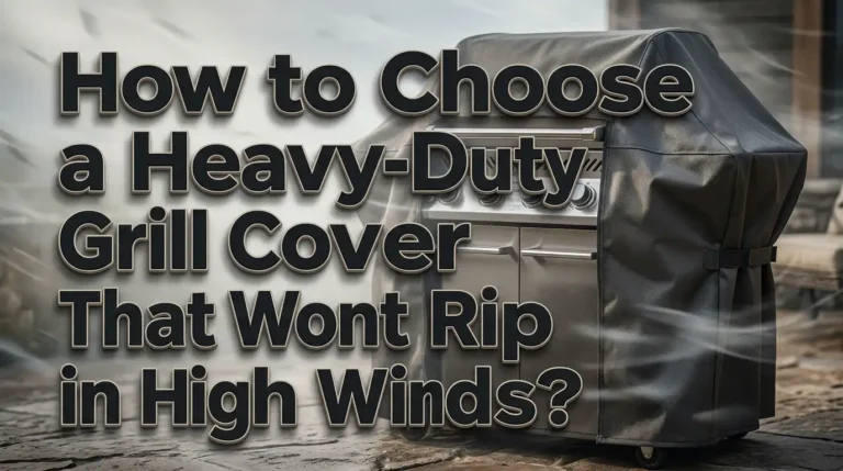 How to Choose a Heavy Duty Grill Cover That Won’t Rip in High Winds?