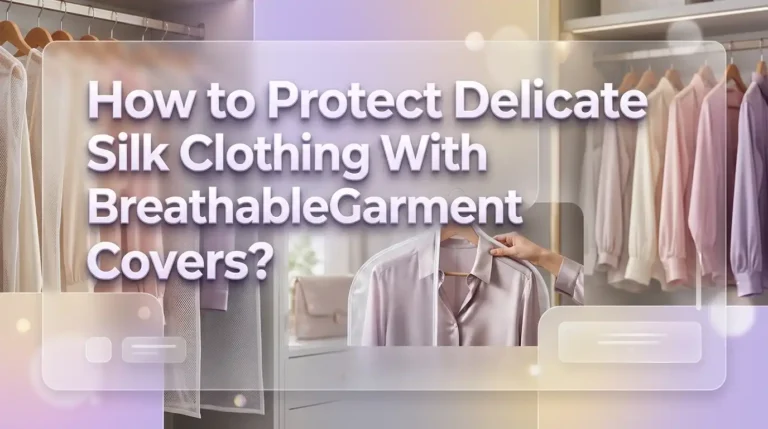 How to Protect Delicate Silk Clothing With Breathable Garment Covers?
