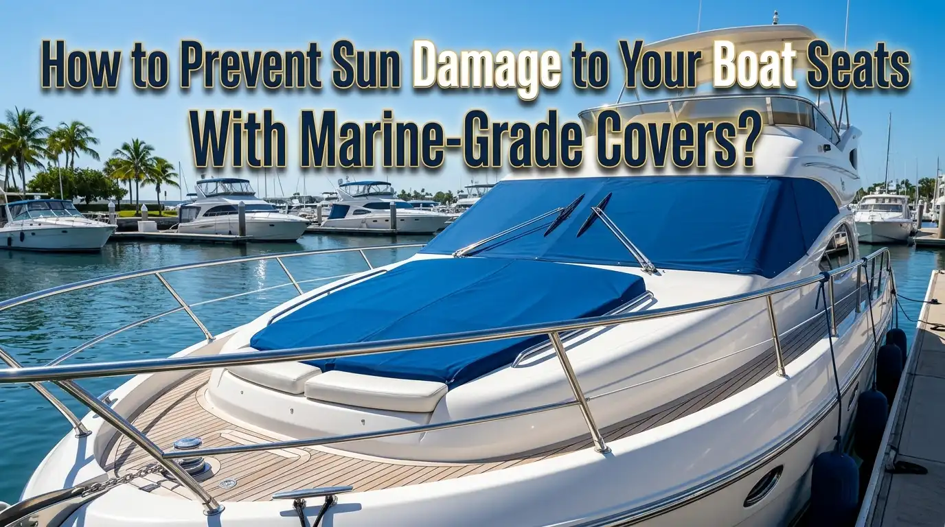 How to Prevent Sun Damage to Your Boat Seats With Marine Grade Covers?